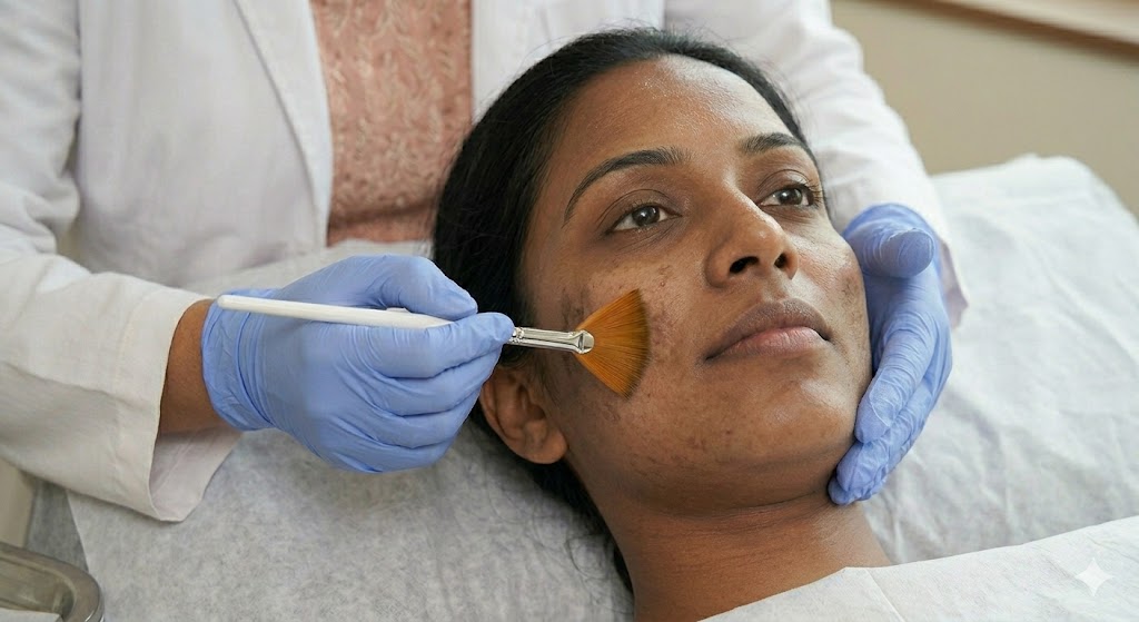 Chemical Peels, before treatment